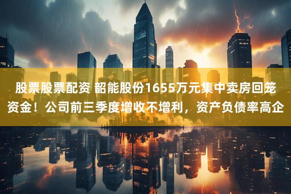 股票股票配资 韶能股份1655万元集中卖房回笼资金！公司前三季度增收不增利，资产负债率高企